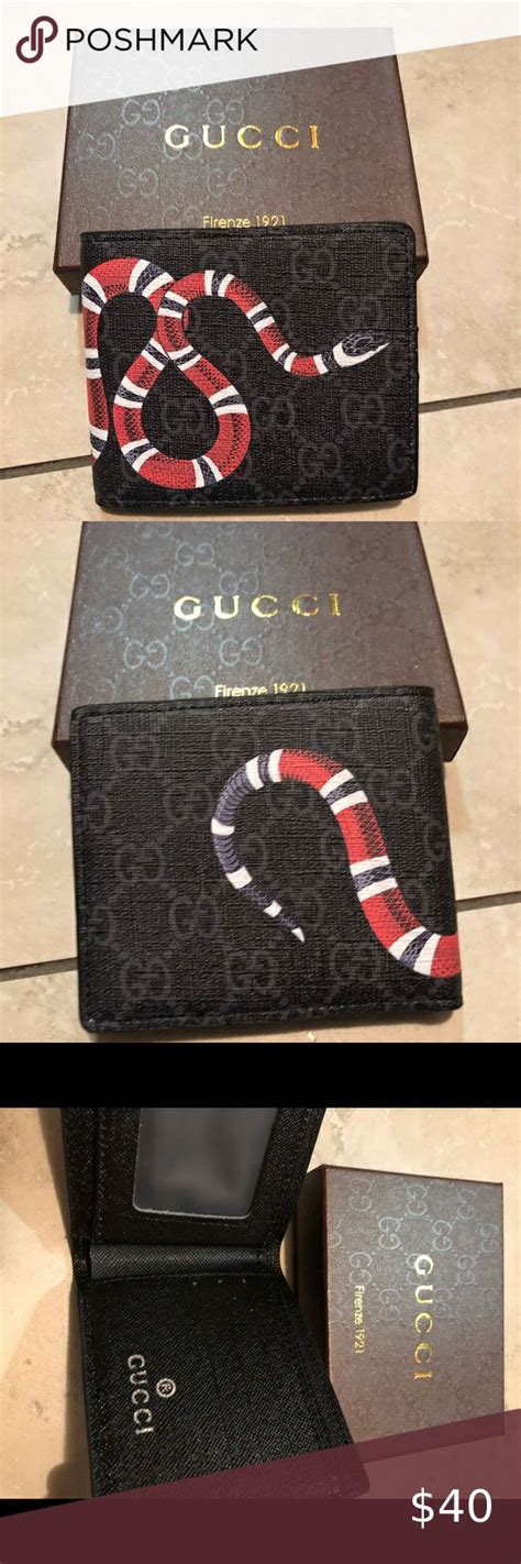 gucci replica wallet|authentic gucci snake wallet.